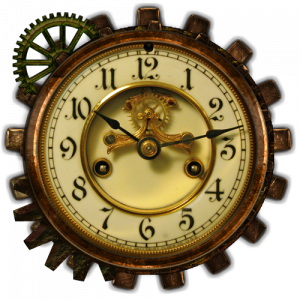 Steampunk Clock Clip Art 500 x 500 Created by Designs by Forte