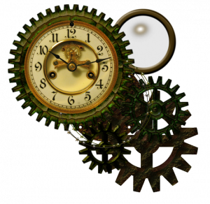 Steampunk Clock Clip Art 555 x 540 Created by Designs by Forte