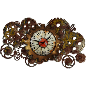 Steampunk Clock Clip Art 600 x 600 Created by Designs by Forte