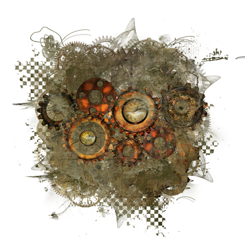 Steampunk Background Element 800 x 800 - Created by Designs by Forte