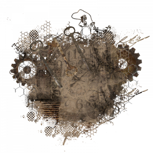 Steampunk Background Element 800 x 800 - Created by Designs by Forte