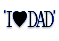 Father's Day Word Art