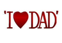 Father's Day Word Art