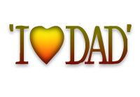 Father's Day Word Art