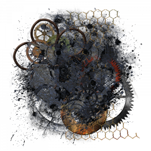 Steampunk Background Element 800 x 800 - Created by Designs by Forte