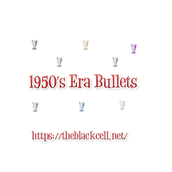 1960's Era Bullets Created by Designs by Forte