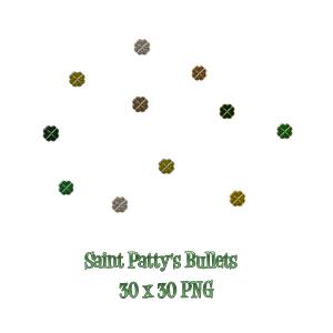 Saint Patty's Day Bullets Created by Designs by Forte