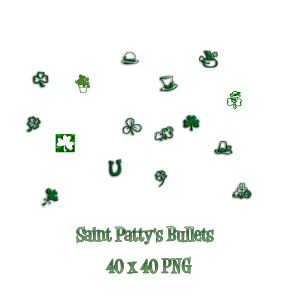 Saint Patty's Day Bullets Created by Designs by Forte