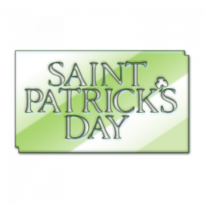 Saint Patrick's Day Word Art 400 x 400