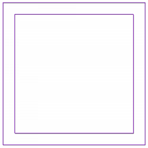Square Digital Frame 2000 x 2000 PNG Format