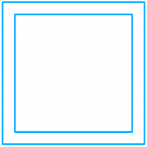 Square Digital Frame 2000 x 2000 PNG Format